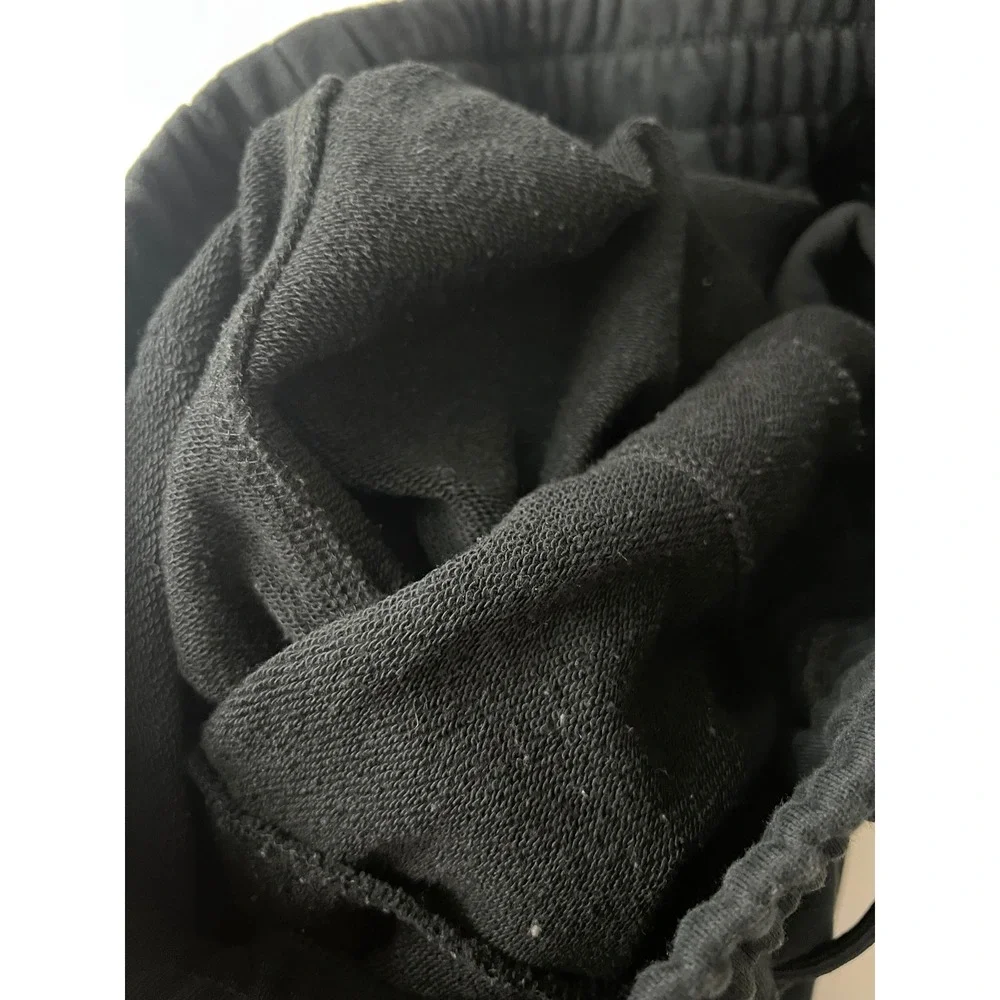 American Tall Joggers Sweatpants Mens Medium Tall Black Drawstring - Picture 6 of 11